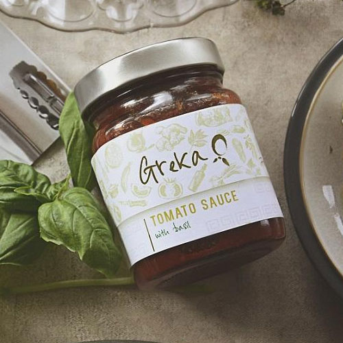 Greka Foods | Authentic Greek Sauces | Tomato Ouzo and Basil Pasta Sauce - Quality - Greek products