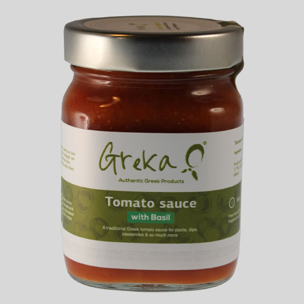 Greka Foods - Quality Greek food - Authentic Greek Tomato Sauces - Basil