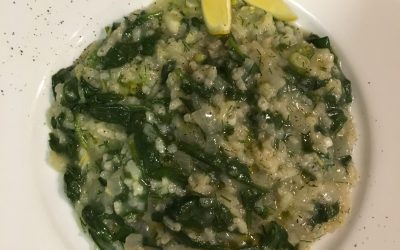 Spanakorizo – Greek Spinach & Rice